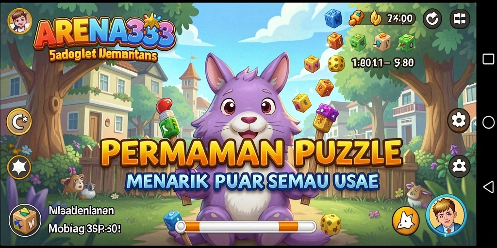 Tampilan gameplay seru dan menantang di ARENA333.