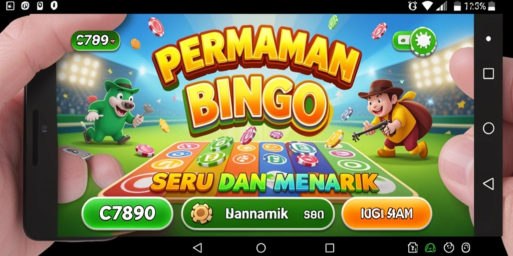 Tampilan gameplay C7890 yang penuh warna dan seru.