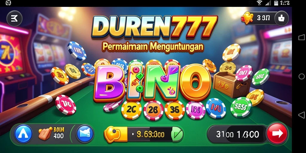 Tampilan gameplay Bingo yang seru di DUREN777.