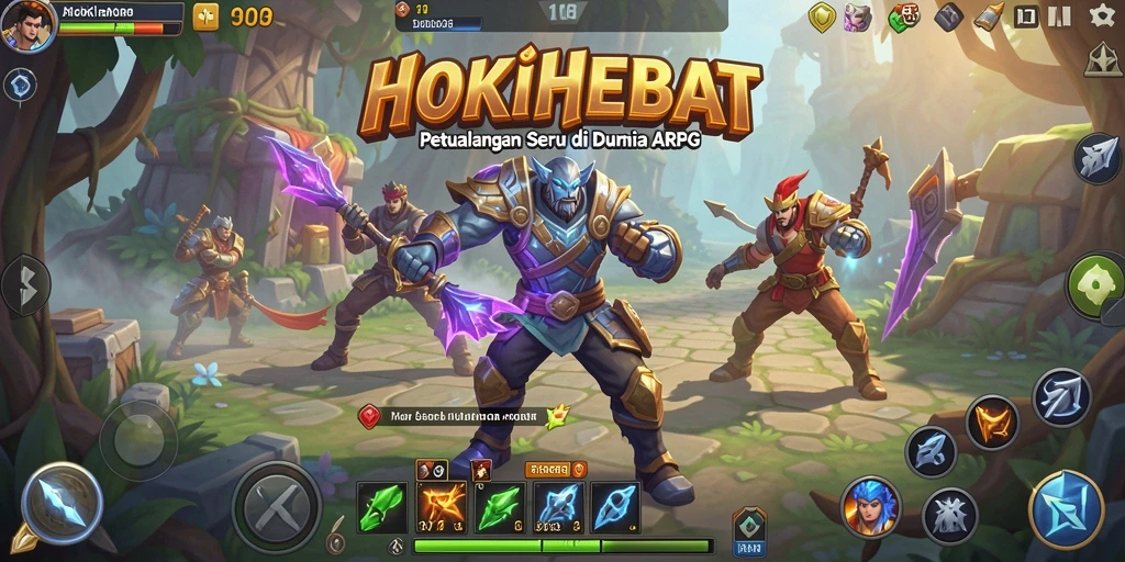 Tampilkan gameplay mendebarkan di HOKIHEBAT dengan pertarungan seru.