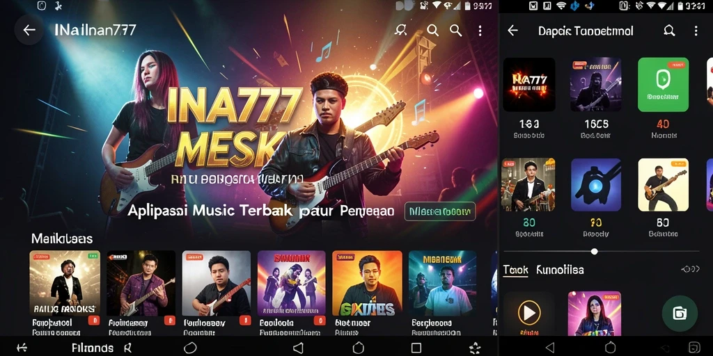 Tampilan gameplay <strong>INA777</strong> yang seru dengan berbagai pilihan lagu.