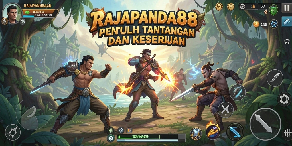 Screenshot utama RAJAPANDA88 menampilkan momen seru dalam eksplorasi petualangan.