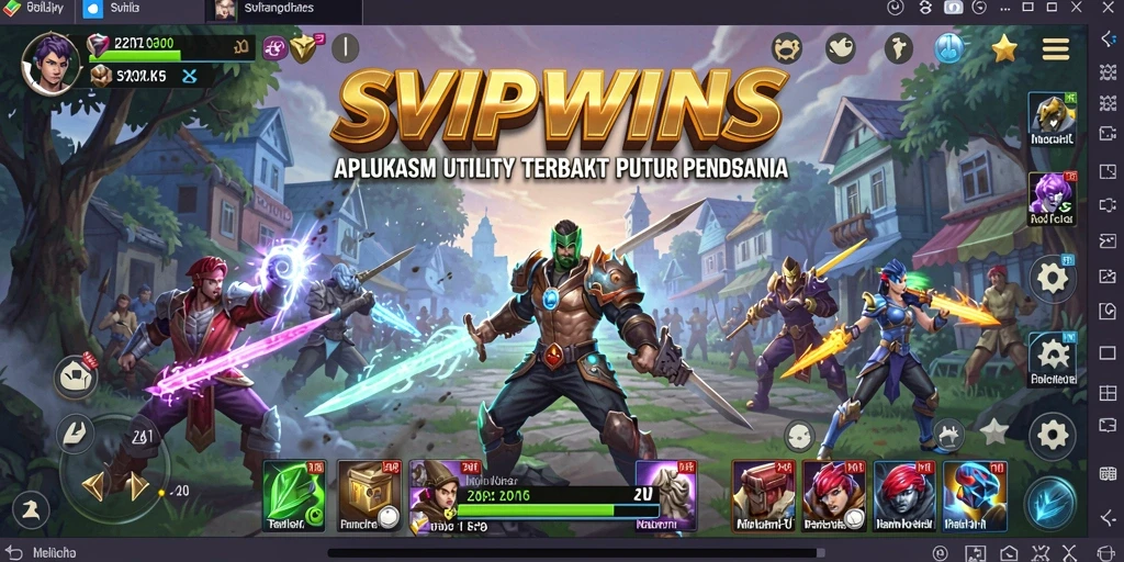 Tampilan antarmuka SVIPWINS yang modern dan fungsional.